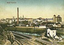 Průmyslová zóna r. 1913