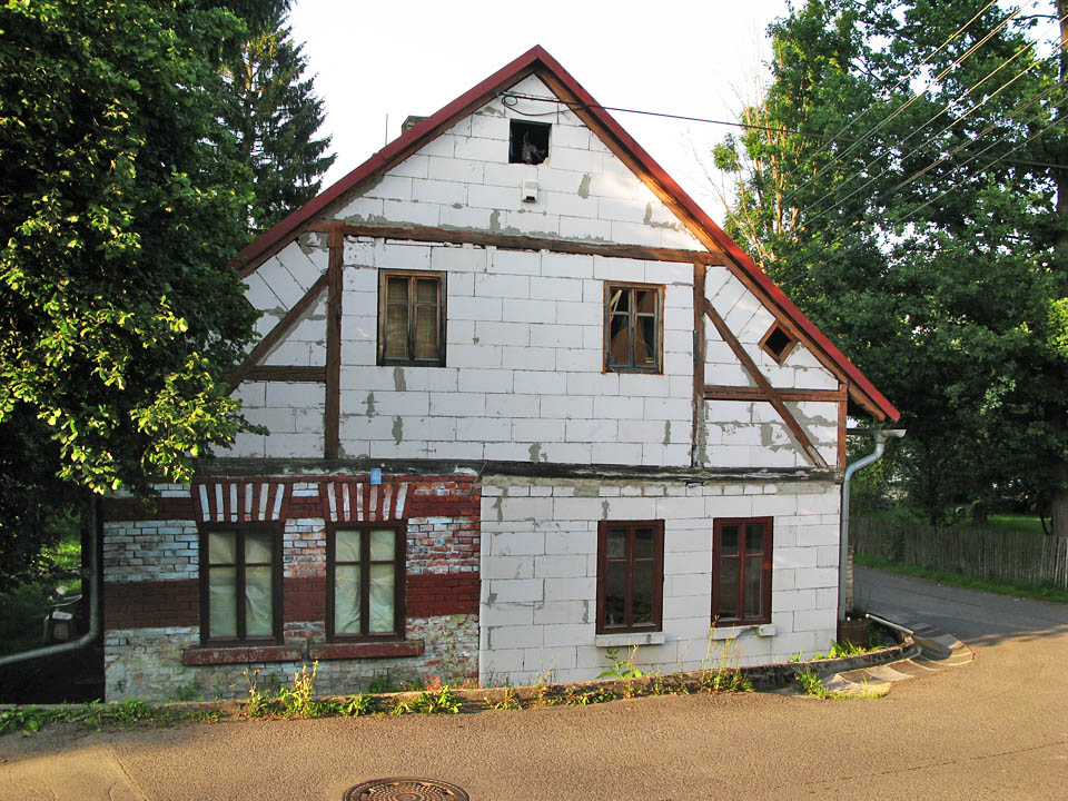 Historická část domu je zachována