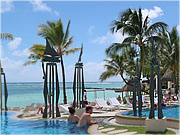 Mauricius, Ambre Resort & Spa, bazény u baru Koral
