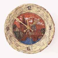 Hodiny Karlův most žluté