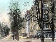 Dejvice - Pražská ulice - Pelléova